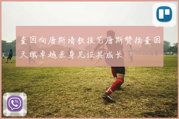 奎因向唐斯请教技艺唐斯赞扬奎因天赋卓越亲身见证其成长